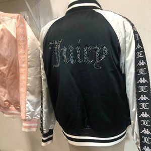 NWT KAPPA X JUICY COUTURE zip up jacket rhinestone